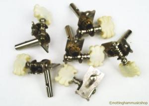 6 ACOUSTIC GUITAR STRINGS MACHINE HEADS